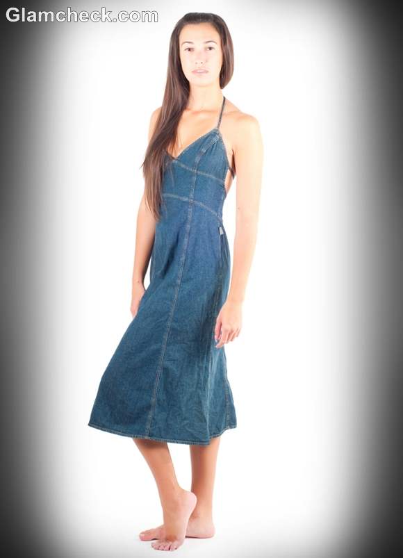 denim dress for daily wear