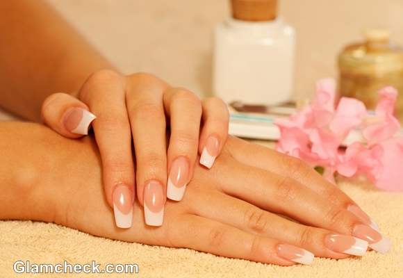 diy nail art french manicure