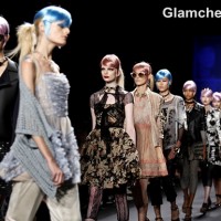 Anna Sui Spring Summer 2013 Technicolor Hairstyles