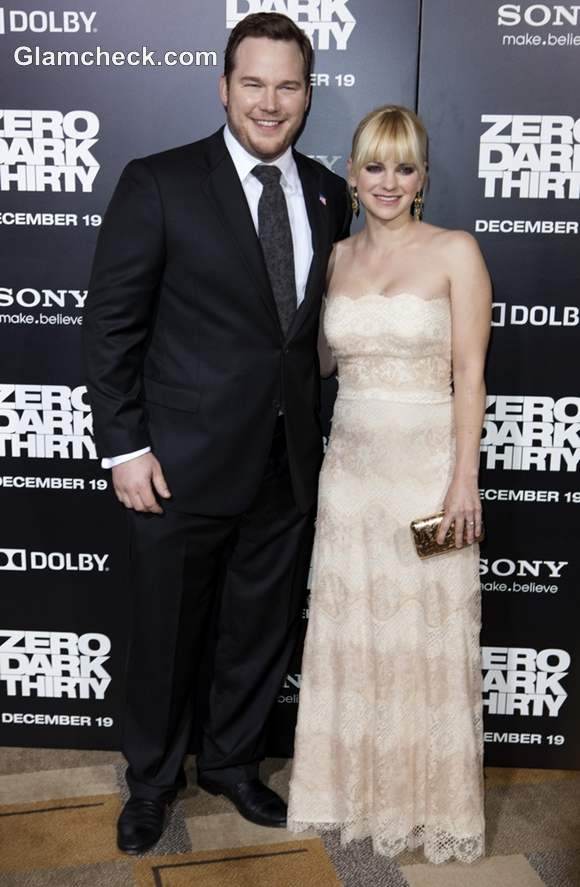 Chris Pratt and Anna Faris at Zero Dark Thirty LA Premiere