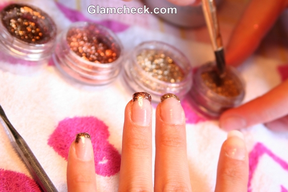 DIY Nail Art Shimmer and Gloss