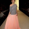 Style Check Inspiration Feminine meets casual Fluid skirt with off shoulder top
