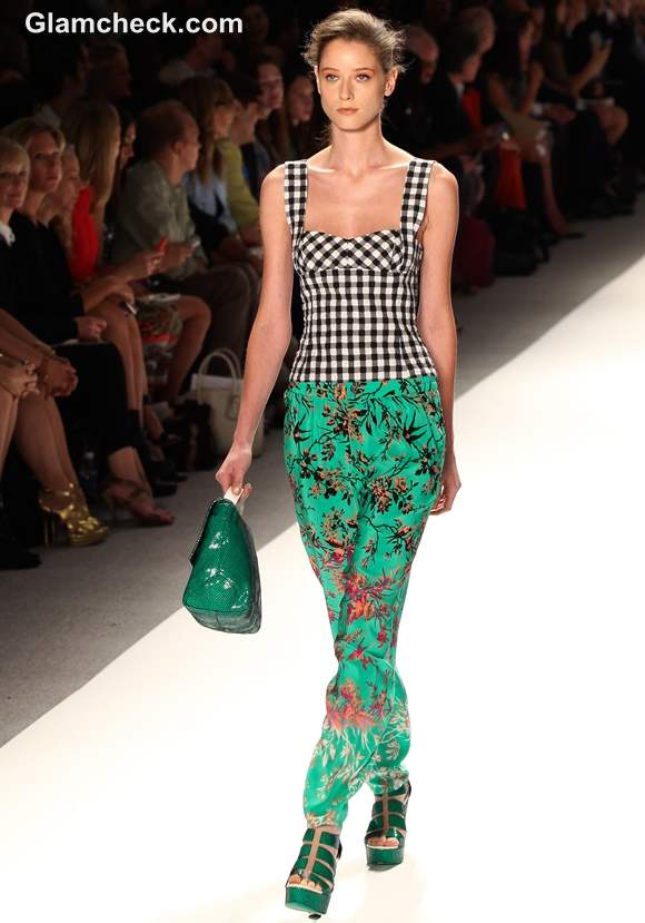 Style Pick Porcelain Print Trousers by Nanette Lepore S-S 2013