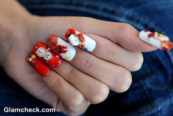 christmas nail art