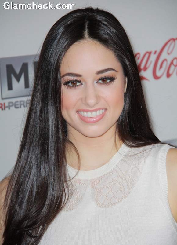 Jeanine Mason long black hair 2013