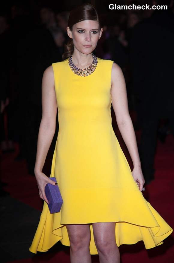 Kate Mara Brightens up Red Carpet in Sexy Yellow Dress