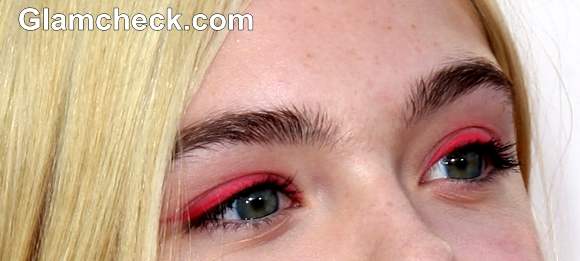 neon pink eyeliner