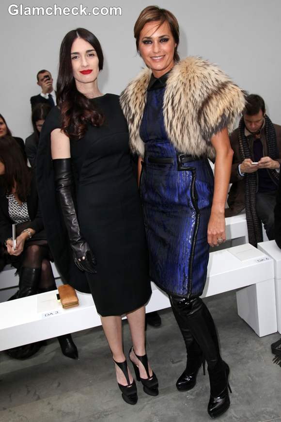 Paz Vega and Yasmin Le Bon at Paris Fashion Week S-S 2013 Stephane Rolland show