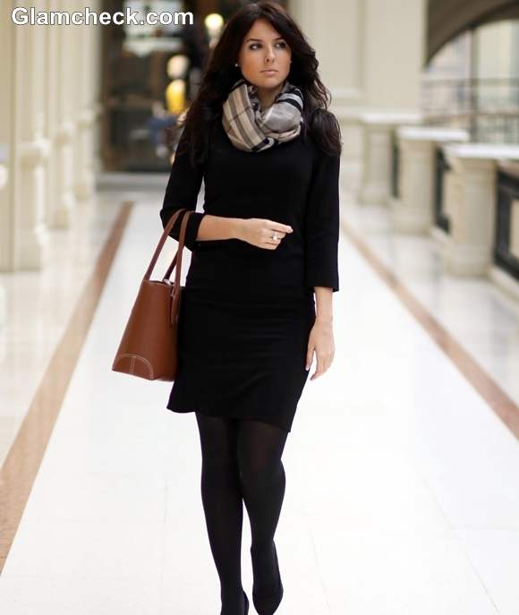 Winter Dress – How to Style an All-Black Winter Dress