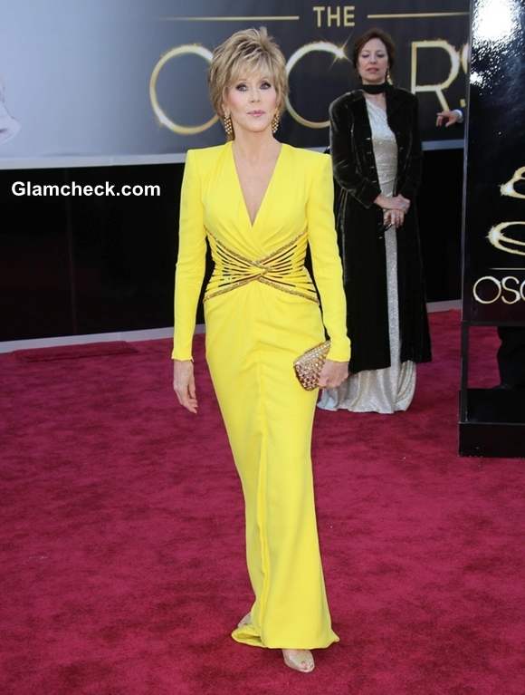 Jane Fonda gown at Oscar 2013