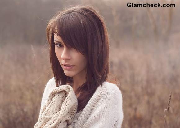 winter hairstyle meduim length hair