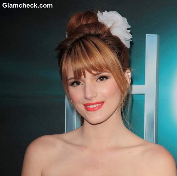 Bella Thorne Orange Lips 2013