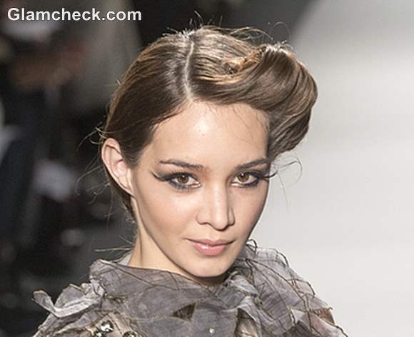 Hairstyle at Venexiana Fall 2013 Mercedes-Benz Fashion Week