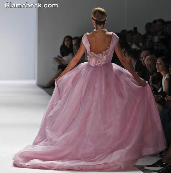 Pink ball gown Zang Toi s-s 2013