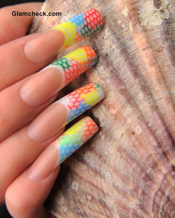 Spring nail art candy nails