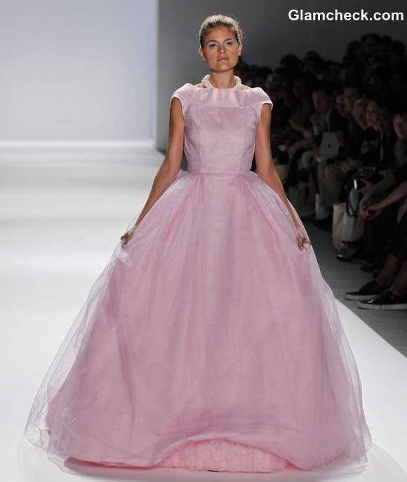 Zang Toi pink ball gown s-s 2013