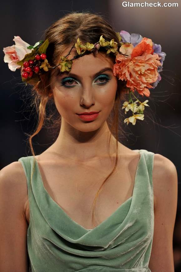 Bridal Floral Headgears trend fall 2013 Claire Pettibone