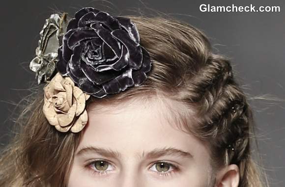 Kids Hairstyle with flowers how to