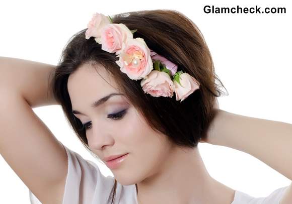 Spring Flowers Hairstyles for Short Hair