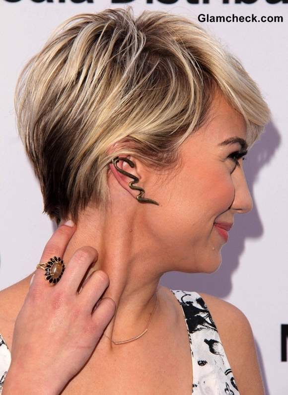 Celeb Accessory Chelsea Kane Snaky Earrings Sunburst Ring