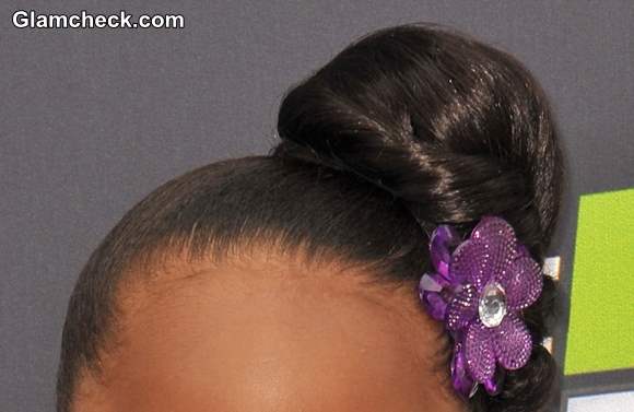 Flower Bun Hairstyle for Little Girls DIY