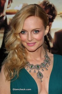 Heather Graham Steals the Limelight in Teal Gown