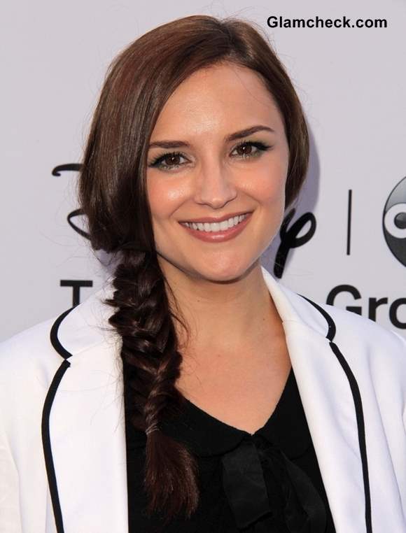 Rachael Leigh Cook braid hairstyle 2013