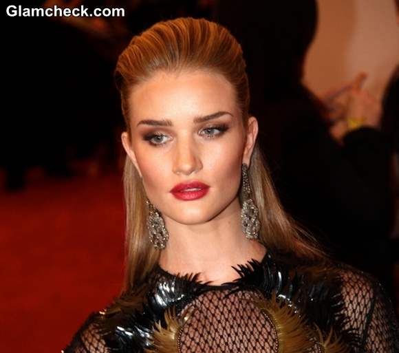 Rosie Huntington-Whiteley hairstyle 2013 PUNK Chaos to Couture