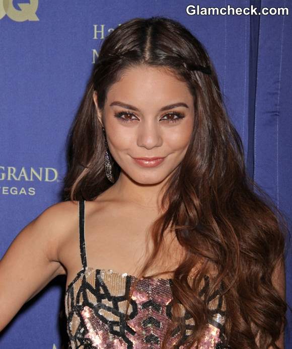 Hairstyle DIY: Vanessa Hudgens’ Pulled-back Curly Do