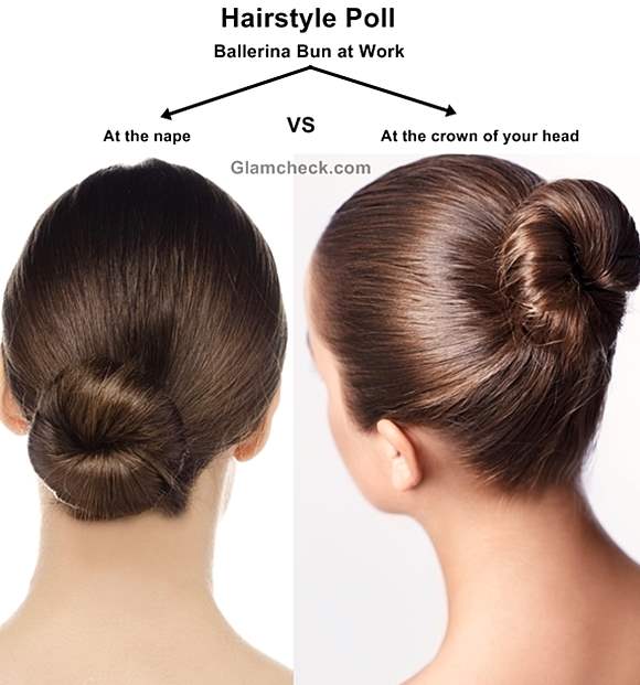 Work Hairstyle  Poll Two Faces of the Ballerina  Bun 