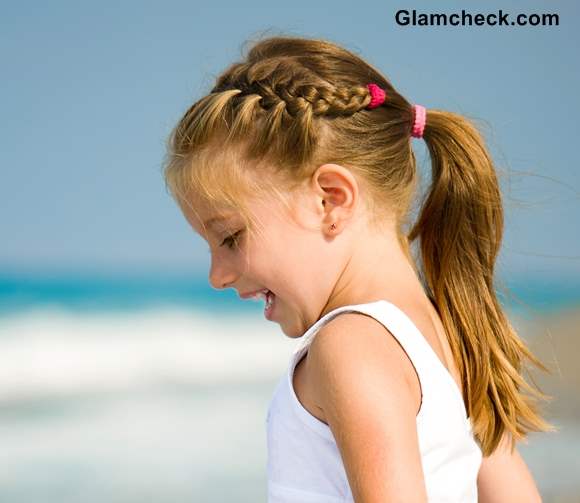 Beach Hairstyle Girls Milkmaid braid