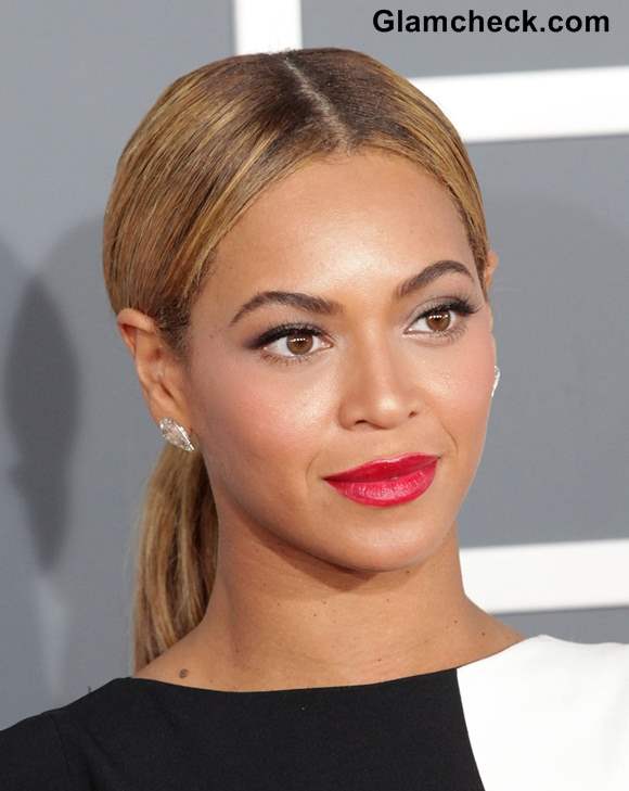 Beyonce Classy Ponytail Hairstyle 2013