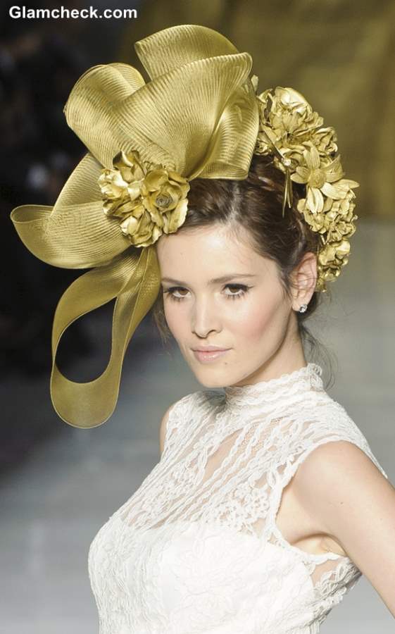 Bridal Head Gears 2013 fall winter at Pronovias