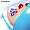 Crystal Nail Art Pedicure How To