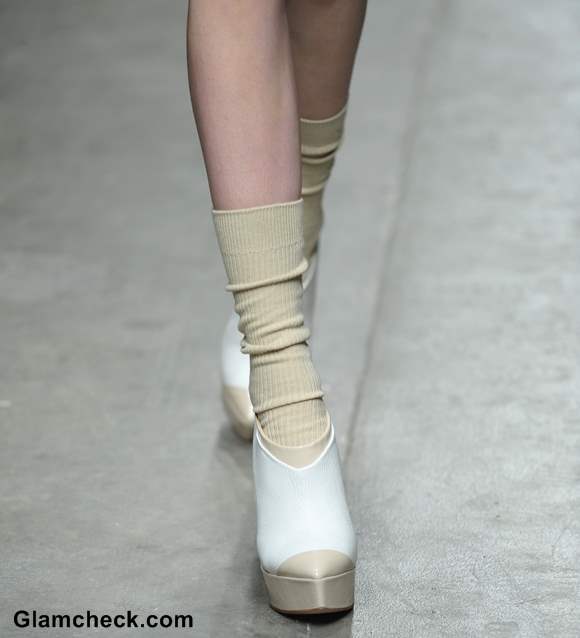 Footwear Trend Fall 2013: Ankle Boots with Socks