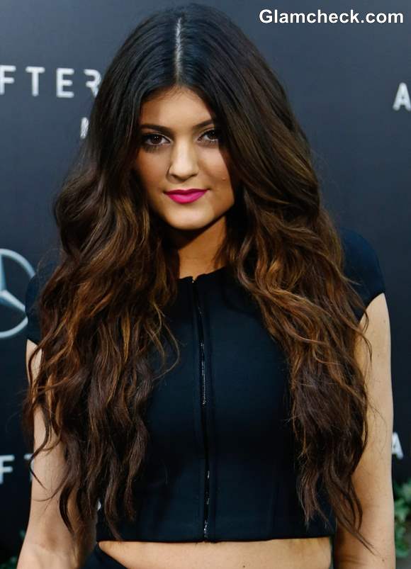 Kylie Jenner hairstyle 2013 two-toned hair color