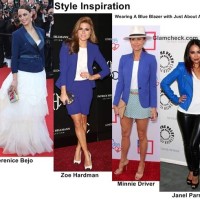 style inspiration wearing blue blazer