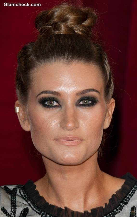 Braided Top Bun Hairstyle Charley Webb