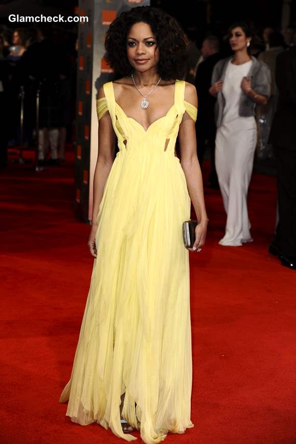 Celebrity Yellow Gowns Naomie Harris