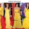 Celebrity Yellow Gowns on the Red Carpet