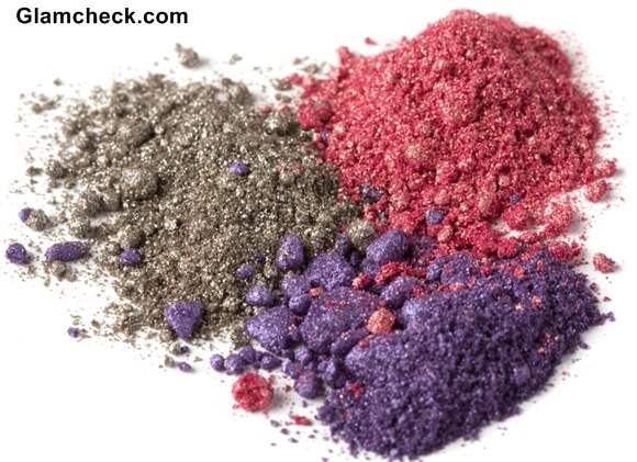 Glitter - shimmer eye shadow powders