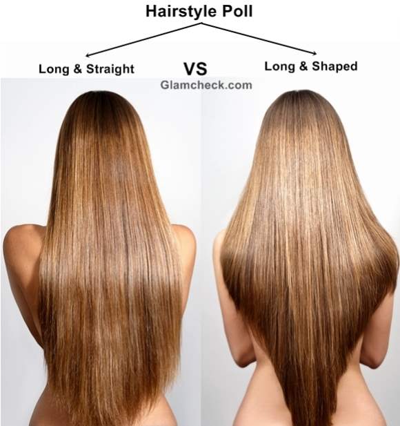  Hairstyle  Poll Long and Straight  vs Long and Shaped