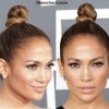 Jennifer Lopez knotted bun hairstyle 2013