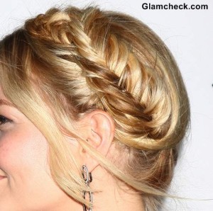 Beauty & the Braid: Jennifer Morrison’s Milkmaid Hairdo