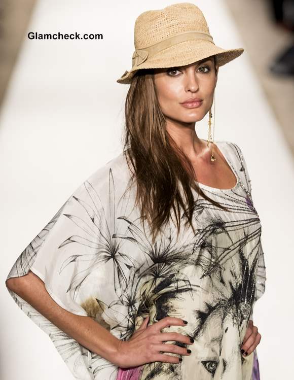 Lion Face Print Kaftan by Agua Bendita 2014