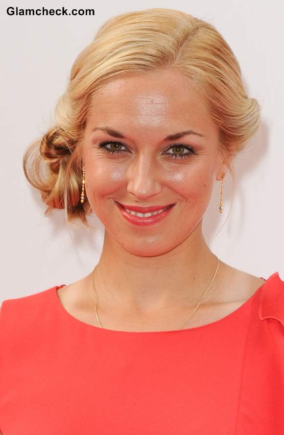 Sabine Lisicki Hairstyle Side Bun