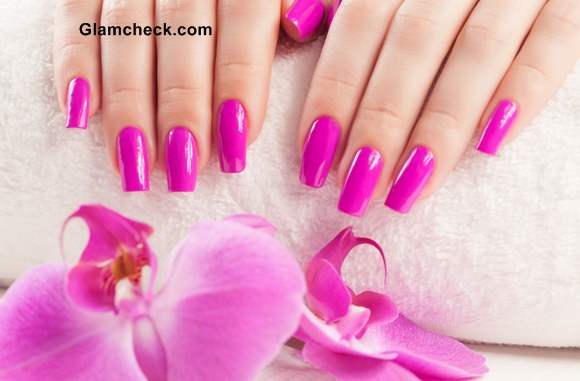 Shocking Pink Nail Polish