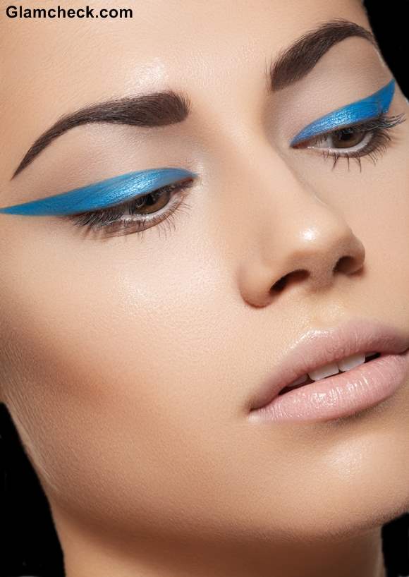 Statement Blue Eyeliner