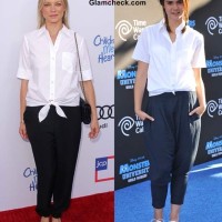 Style Poll Knotted White Shirt