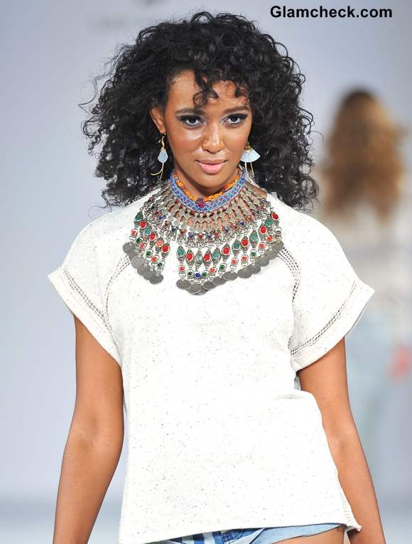 Tips for wearing the Tribal Statement Necklace Brigade LA Fall 2013